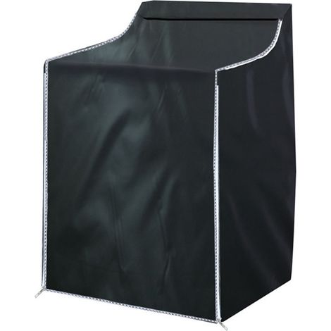 Schutzhülle für Waschmaschine und Trockner, 210D Polyester, wasserdicht und UV-beständig, schwarz, Universalgröße 75 x 73 x 110 cm (1/5)