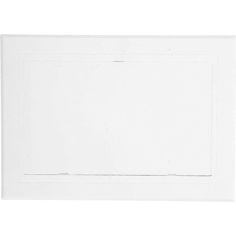 Compatible avec les matériaux de cloisons sèches, ce cache-plaque d'accès au plafond est facile à utiliser et peut servir de cache-plaque décoratif ou de cache-trou mural pour un usage domestique. (1/5)