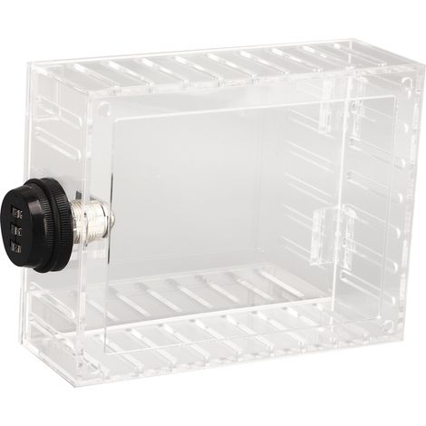 Petit couvercle transparent pour thermostat mural boîtier de verrouillage universel pour thermostat avec serrure à combinaison couvercle universel pour thermostat adapté aux thermostats de 4,92 po x (1/5)
