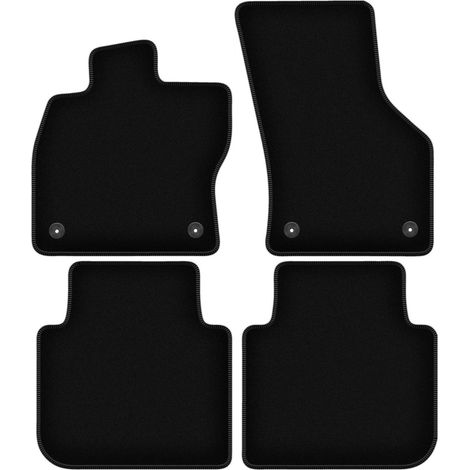 BASIC schwarze Veloursmatten für: Seat Tarraco Crossover (2018-)