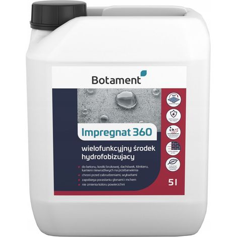 Botament 360 5L Imprägniermittel für Betonpflastersteine, hydrophob, für den Innen- und Außenbereich (1/5)