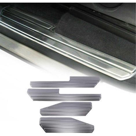 OMAC Seuil de Porte intérieur pour VW Amarok 2010-2020 Acier INOX chromé Brossé 4 Pcs (1/5)