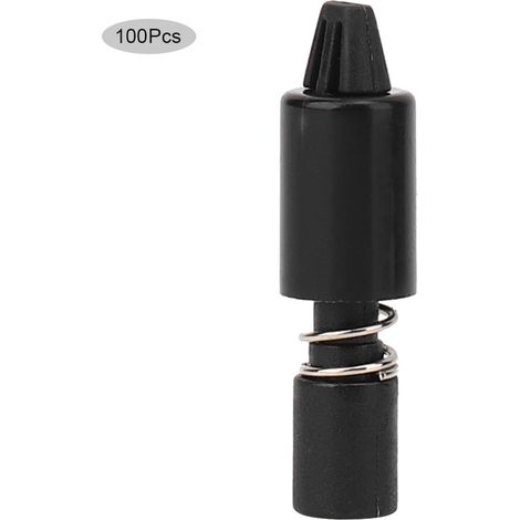 100 vis de montage pour watercooling CPU, système de refroidissement PC, nylon noir 22 mm, accessoire informatique pour Intel (1/5)
