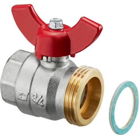 OVENTROP Kugelhahn 1'' für Edelstahlverteiler 1406384 (1/4)
