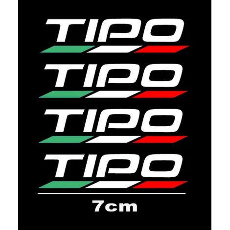 (Tipo) 4 autocollants de carrosserie compatibles avec Fiat 500, 500X, 500L, 500C, 500E, Punto, Tipo, Panda et Bravo. Accessoires auto (1/4)