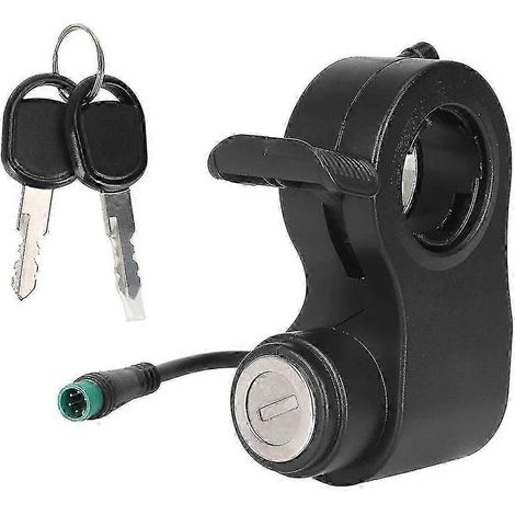 Für Kukirin G2 Max Elektroroller: 5-poliges Zündschloss mit Schlüssel für Diebstahlsicherung und Motorstartsystem (1/2)