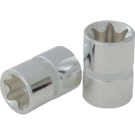 3/8" Douilles Torx E CHROMEplus, E8 (1/2)