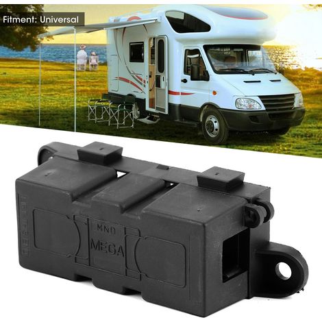 Porte-fusible universel 50A-300A, grand modèle à boulon à fourche, pour modification de boîte à fusibles de voiture ou camping-car (1/5)