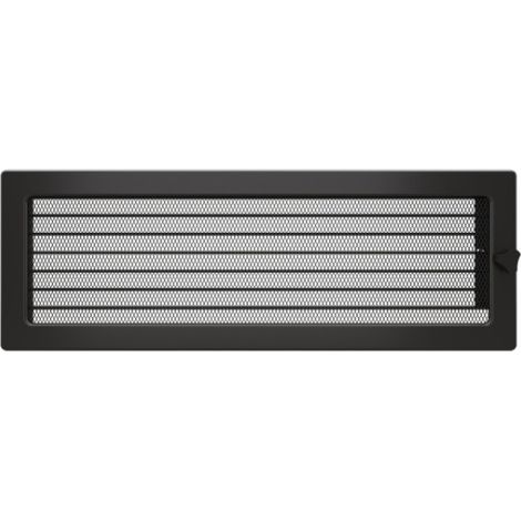Griglia di ventilazione per camino 17x49 grafite con tapparelle avvolgibili (1/5)