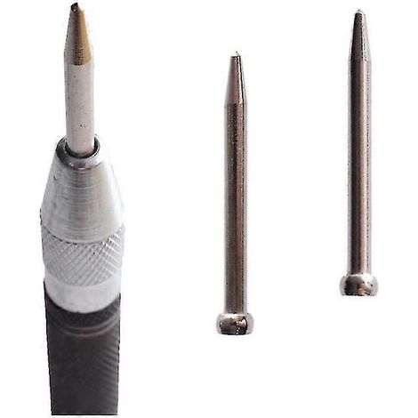 KINZON Un ensemble de poinon central automatique, un ensemble, poinon central ressort de 130 mm, tension réglable, avec 2 pointes interchangeables (1/5)