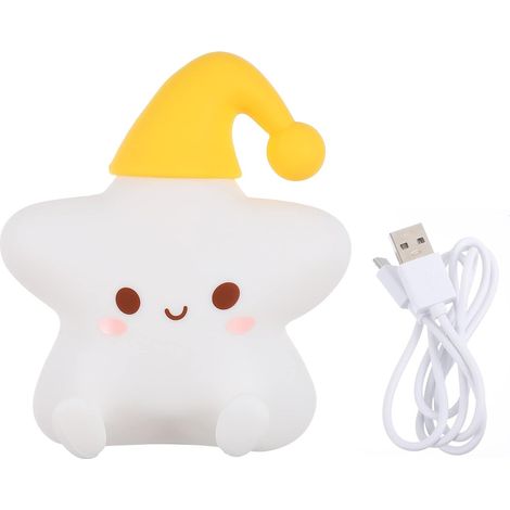Veilleuse Étoile Pat LED en Silicone 1200 Mah pour Garçon et (1/5)