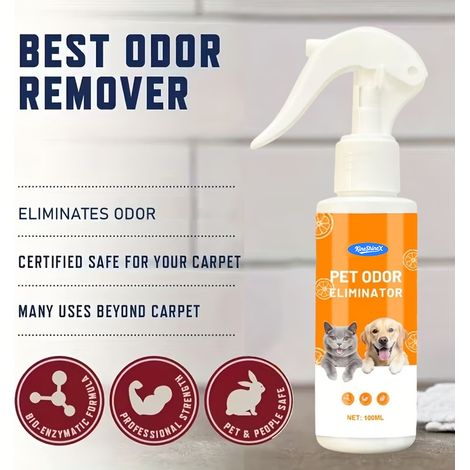 Haustier-Deodorant, antibakteriell, entfernt Uringeruch, Bioenzym zersetzt Katzen- und Hundestreu, Hundeurin-Deodorant-Spray.