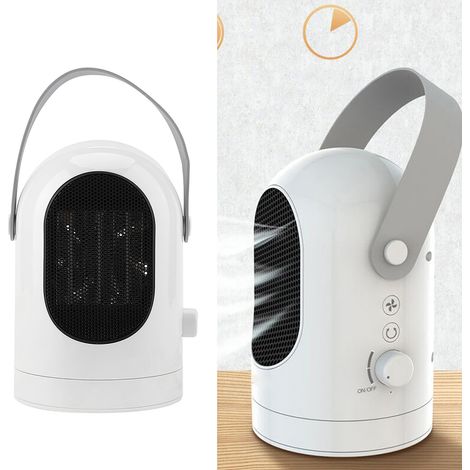 Chauffage Portable 600W, Rotation à 180 °, chauffage rapide, silencieux, pour bureau, maison, EU, 220V/50HZ (1/5)
