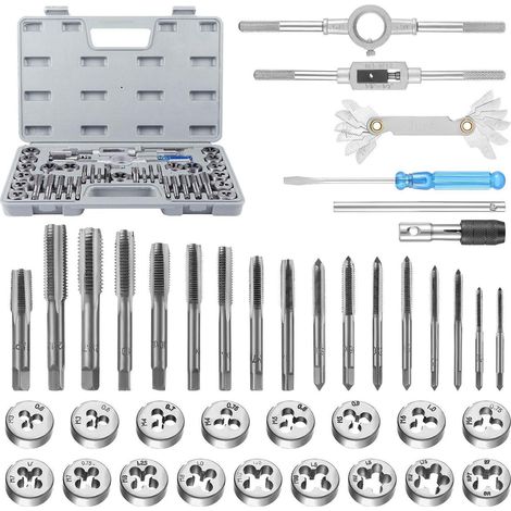 Gewindeschneider Set 40tlg M3 M12 Gewindebohrer SZBY02 (1/5)
