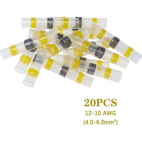 Manchon Rétractable à Double Paroi - Tube Thermorétractable avec Adhésif Interne - Pour Câblage Auto Bateau Maison Moto - Lot de 20 à 1000 Pièces (1/5)