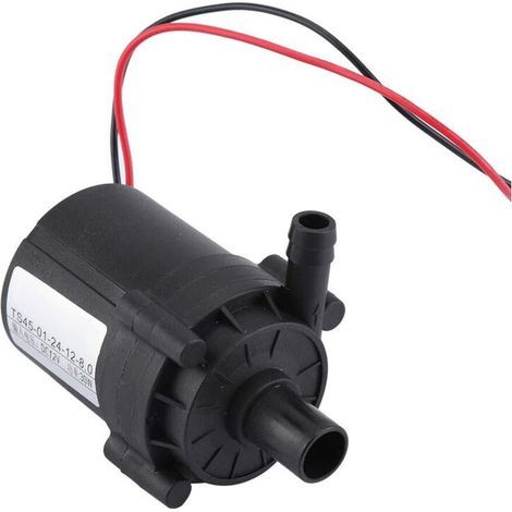 Pompe submersible DC24V PWM, ultra-silencieuse, réglable, adaptée aux systèmes de circulation de chauffage solaire de l'eau de piscine (24/12V) (12V). (1/5)
