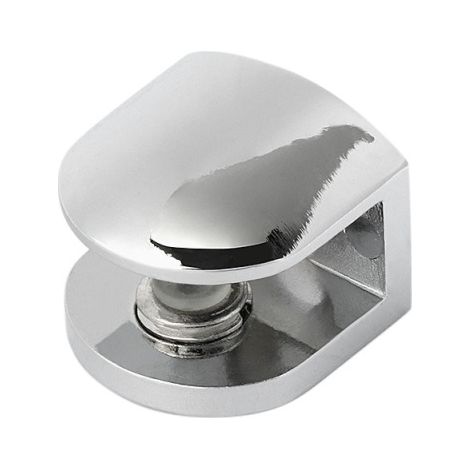 Supports d'étagère en verre, pinces de fixation réglables pour étagères, fixations murales pour étagères en verre de 6 à 8 mm, lot de 4 (1/5)