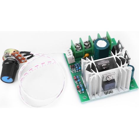 DC-Motorsteuerung mit stufenlosem PWM-Schalter, Hochleistungs-Treiberplatine für 6 V / 12 V / 24 V / 30 V (1/5)