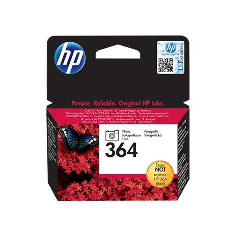 HP 364 Photo Original Ink Cartridge cartucho de tinta 1 pieza(s) Rendimiento estándar Foto negro