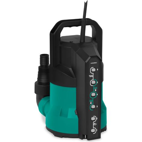 VONROC Pompe submersible VONROC pour eau claire 550 W – Débit 17 000 l/h – Aspiration à plat – Capteur automatique (1/5)