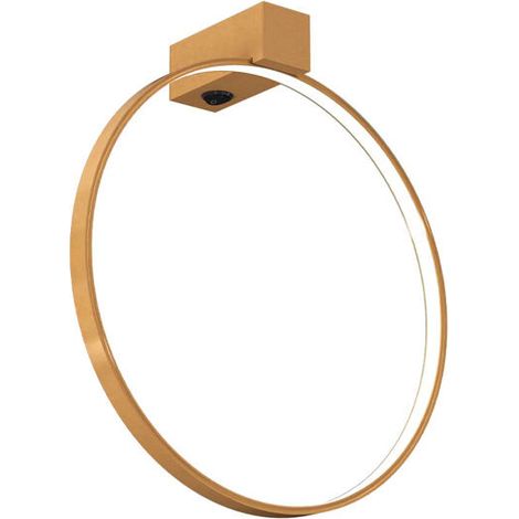 Applique da parete oro anello 27cm LED 8,4W 3000K Shilo (1/2)