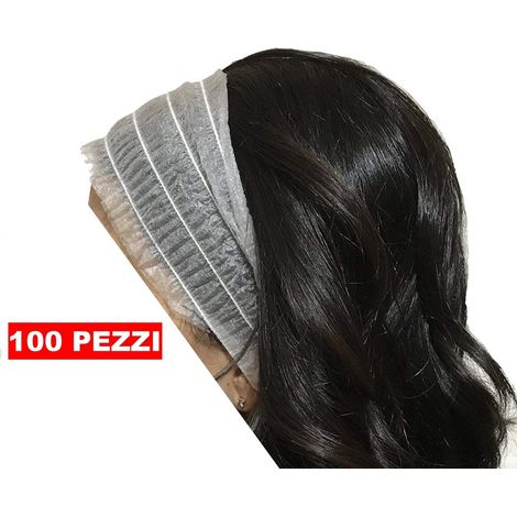 TRADE SHOP - Fascia Per Capelli Monouso Elastica Fasce In Tnt Per Estetista Trucco Viso -