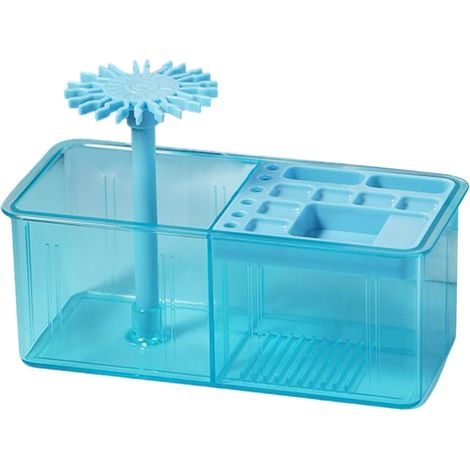 Porte-Pinceaux Aquarelle Rangement Multifonction pour Pinceaux - Récipient Nettoyage Pinceaux Acrylique pour Artistes Étudiants Peintres Amateurs Enseignants Atelier Maison Extérieur Salle (1/5)