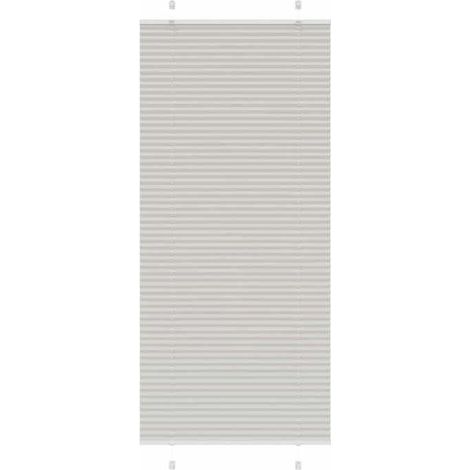 4015362 Store plissé gris clair 90x200 cm largeur du tissu 89,4 cm (1/5)