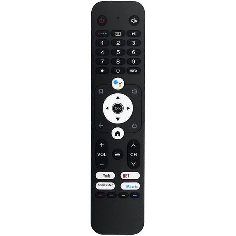 HTR-U31 Voice Remote Control Replace for Haier H43K66UG Plus H50K66UG H55K66UG H58K66UG Series Black (1/5)