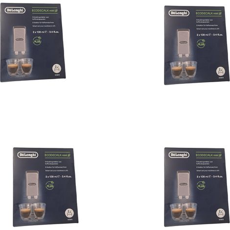 Ersatzteil - 4er-Set natürlicher Entkalker NOKALK 2x100ml -  - DELONGHI, BRAUN, KENWOOD, ARIETE, ROWENTA, PRIVILEG, SIMAC, BIFINETT, SILVERCREST