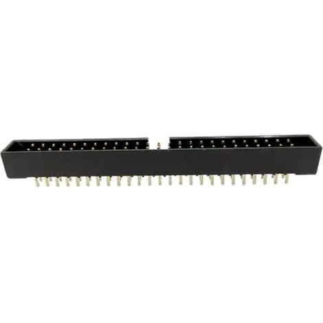 Embase pour CI RS PRO, 50 pôles , 2.54mm, 2 rangées , 3 amp, Verticale