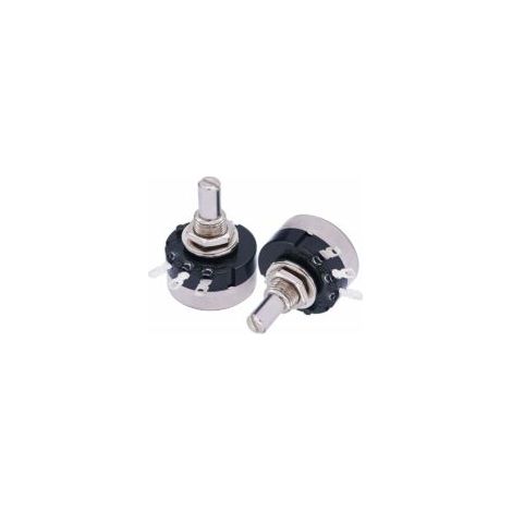 2 Stück RV24YN20S B102 1K Ohm Kohleschicht-Drehpotentiometer, Ein-Gang-Potentiometer A03-6mm RV24 B102+A03 - Crezuo (1/4)