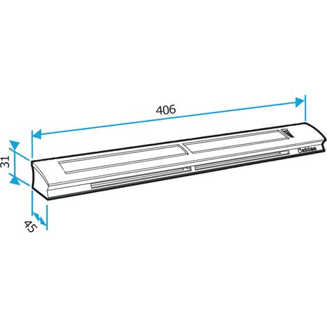 Aldes – Entrée d'air hygroréglable EHB2 – Débit 6-44 m³/h – Affaiblissement acoustique 34-37 dB – Installation sans vis – Compatible menuiseries extérieures