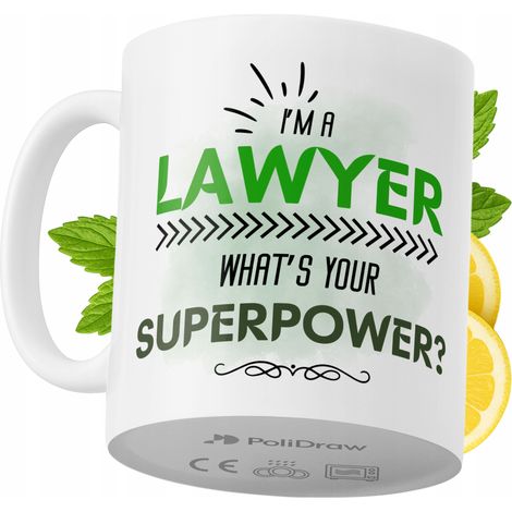 Lustiger Anwaltsbecher mit witzigem Textdesign – ideal für Geburtstage, Namenstage und Feiertage. Hochwertiger Becher für besondere Anlässe im Büro oder Homeoffice. Farbe: Weiß, 330 ml.