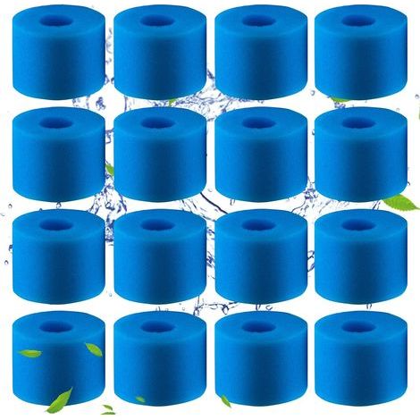 16er-Pack Intex S1 Schaumstoff-Poolfilter - Schaumstofffilter für Whirlpools und Pools (1/5)