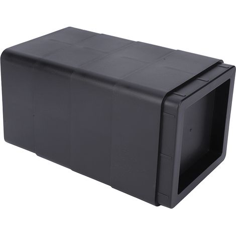 Lot de 4 coussins de rehausse rectangulaires pour canapé, noir mat, en plastique PP, accessoires de meubles, 5 cm (1/5)