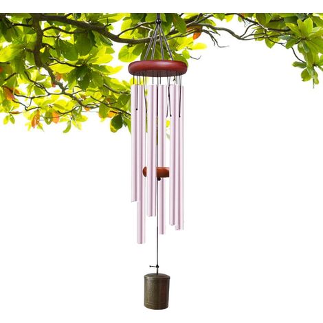 für Windspiel 66 cm beruhigendes Windspiel Aluminumrohr