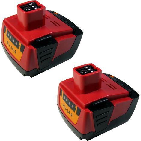 2x Trade-Shop Premium Li-Ion Akku, 14,4V 4000mAh für Hilti SF 144-A SF144-A SF 144A SFH 144-A SFH 144-A SFH 144A