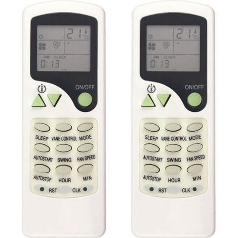 2X la Télécommande Sans Fil pour Climatiseur Est Adaptée à la Télécommande de Climatiseur Chigo ZC/LW-01 (1/4)