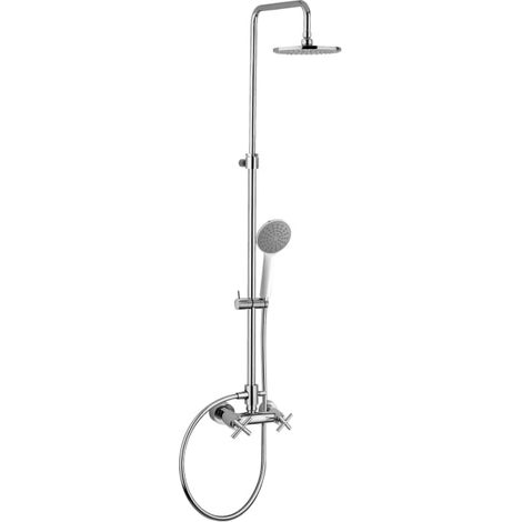 Kronenbach Zeta 2.0 Duschsäule mit Kopfbrause Ø 22,5 cm (1/2)