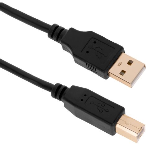 BeMatik - Cable USB Super 2,0 (AM/BM) 3m (1/5)