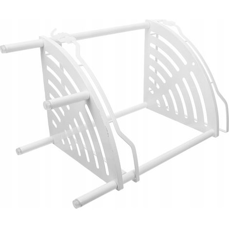 Mensola angolare triangolare a parete per il bagno.