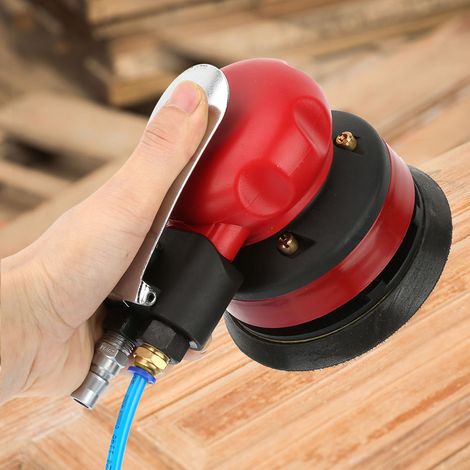 Polisseur Pneumatique 5" avec Kit de Ponçage à Eau et Meuleuse 1/4" (1/5)