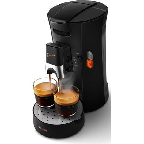 Senseo Select -1450 W-1 o 2 tazas-selector de intensidad-función memo - crema plus-negro - Philips
