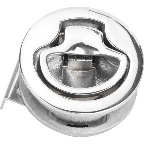 Loquet de traction affleurant de trappe de pont rond de bateau d'acier inoxydable de 2 pouces pour le Yacht marin (1/5)