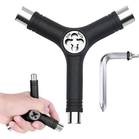 Skateboard Y-Tool,Skate Tools Hardware Tool for Skateboard Wrench,Skateboard Y-Tool for Assembly,Disassembly,Repair and Replacement of Accessories