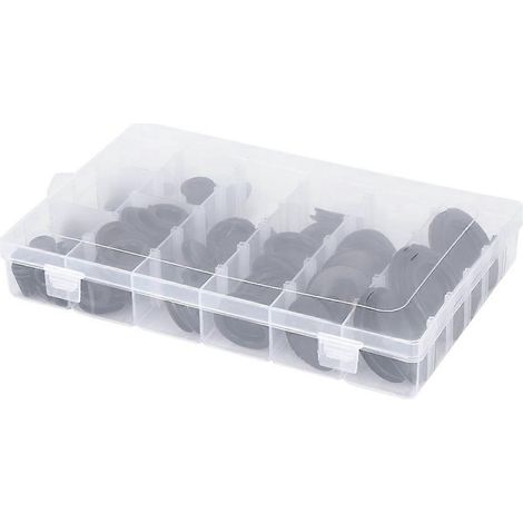 Assortiment de 130 joints toriques en caoutchouc pour la protection des câbles, 6–50 mm / 0,2–2 pouces
