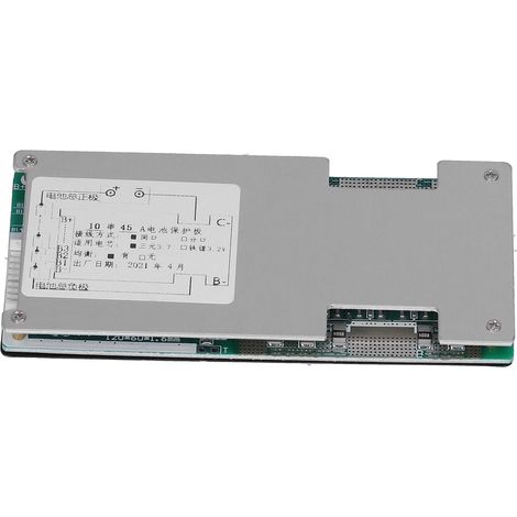 La carte de contrôle de charge de la batterie au lithium 45A (y compris le câble d'acquisition de données) possède des fonctions de protection contre la surcharge et la décharge excessive. (1/5)