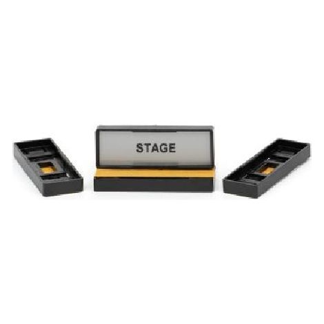 Portatarghetta Adesivo Per Pulsante Dimensione 52X17 Mm Confezione Da 96 Pezzi