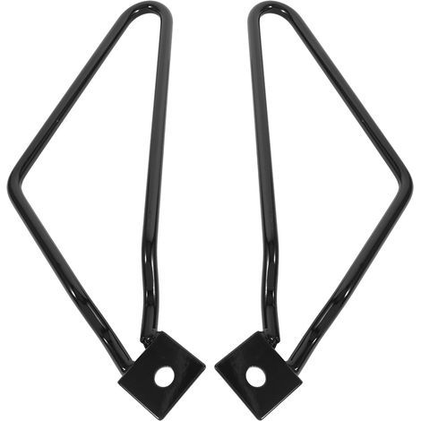 staffe di montaggio nere per borse laterali da moto XL883/1200 HD1450/1584 (1/5)